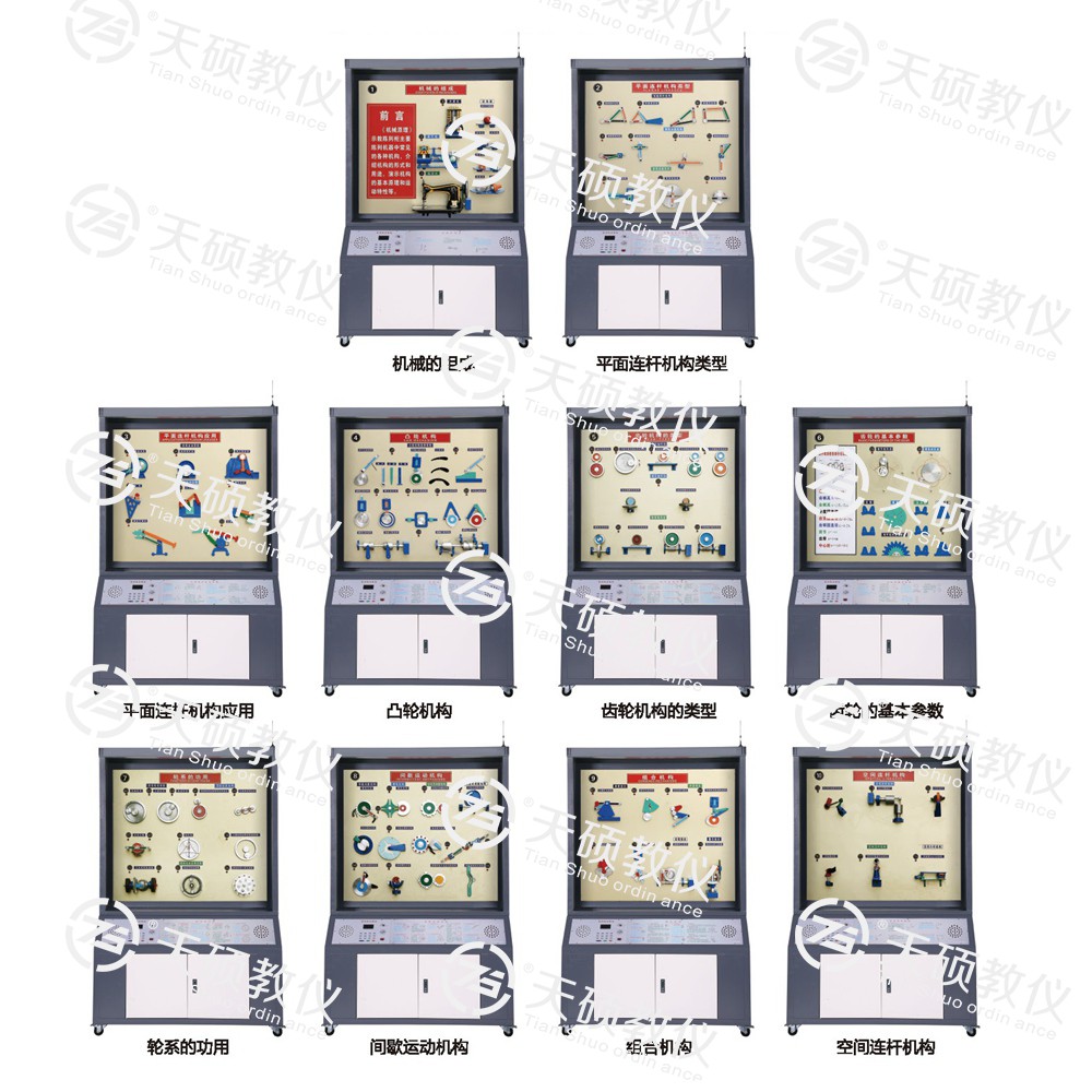 TSSMT-1型 機械原理陳列柜（10個分柜，帶智能語音講解）